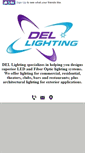 Mobile Screenshot of del-lighting.com